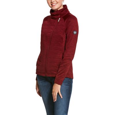 Ariat Western: Vanquish Full Zip Chaquetas Mujer - Rojas (YDZTP8376)